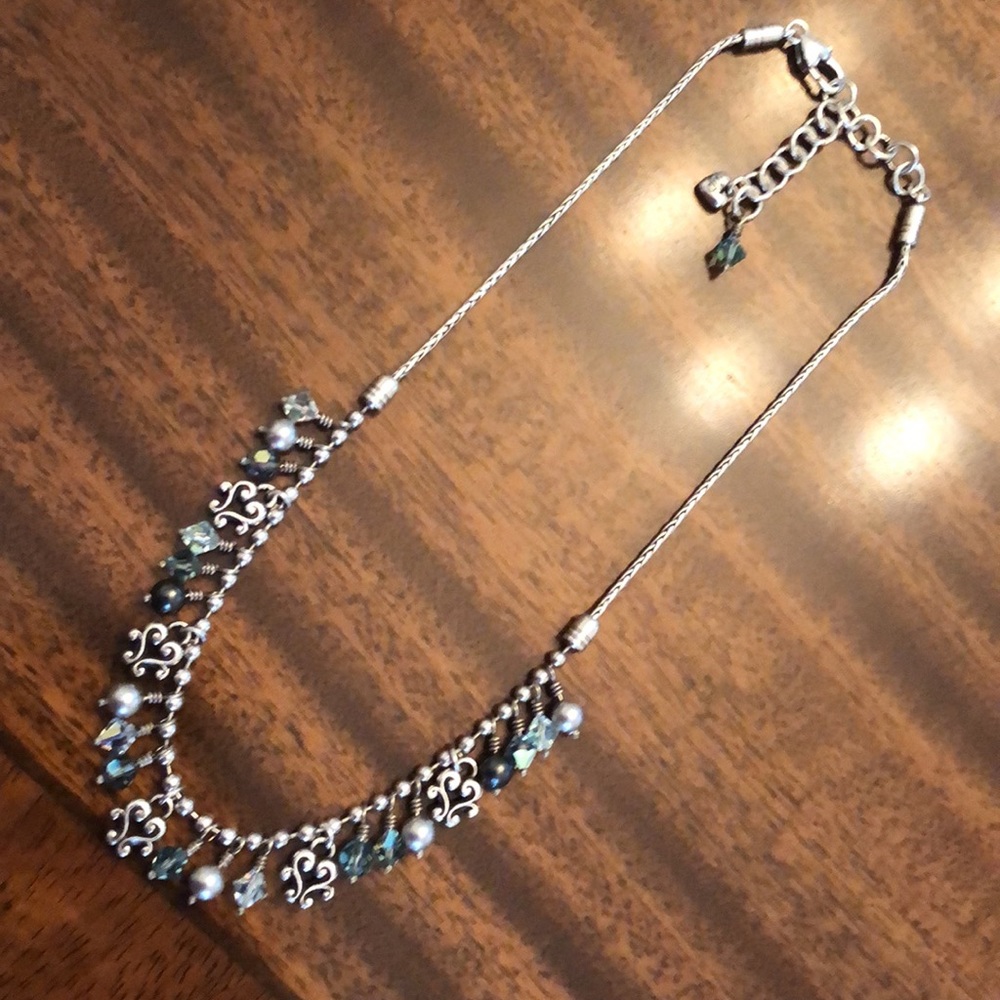 Brighton CANNES HEART crystal heart necklace